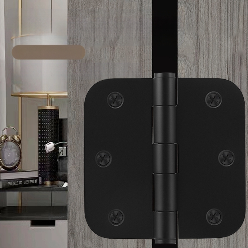 Nerūsējošā tērauda durvju eņģe, modelis 3535, slīpēta virsma, moderns minimālisma stils