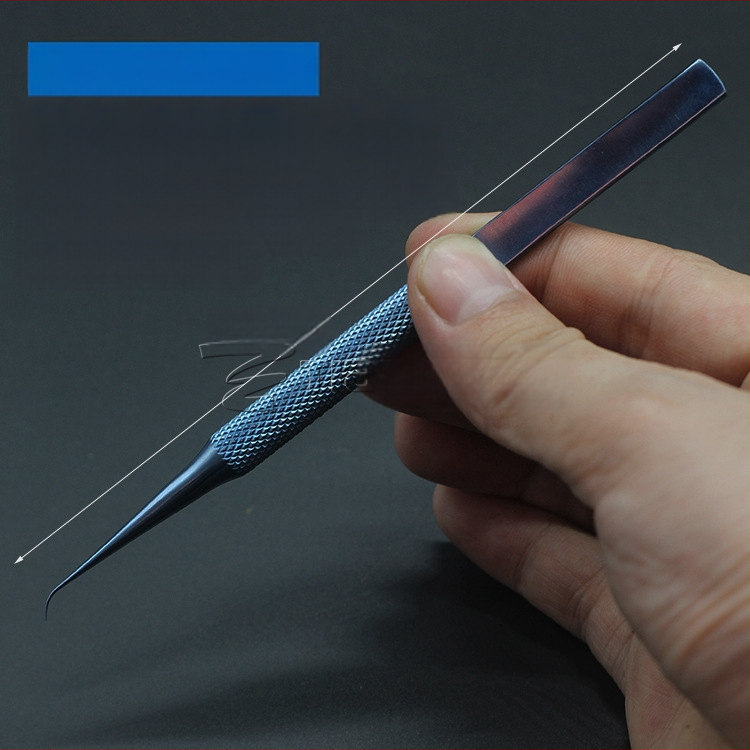 Λαβίδες από τιτάνιο για ακριβείς επισκευές ηλεκτρονικών με ευθείες και καμπύλες άκρες, αντιμαγνητικές