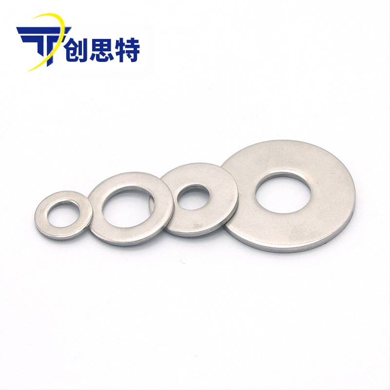 Ravne podloške od nehrđajućeg čelika 304, u kutiji, 230 komada; standard GB97/DIN125; klasa A.