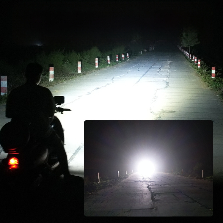 LED μπροστινό φανάρι για ηλεκτρικά οχήματα, μεταλλικό κάλυμμα λαμπτήρα, 12V, 21/33/42W, Mojiosaurus 007