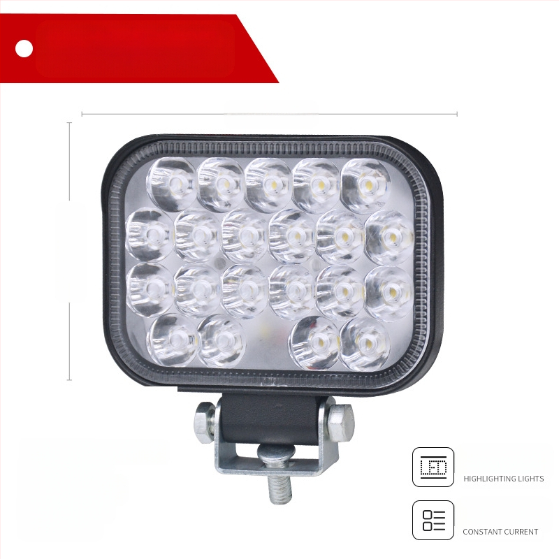 LED μπροστινό φανάρι για ηλεκτρικά οχήματα, μεταλλικό κάλυμμα λαμπτήρα, 12V, 21/33/42W, Mojiosaurus 007