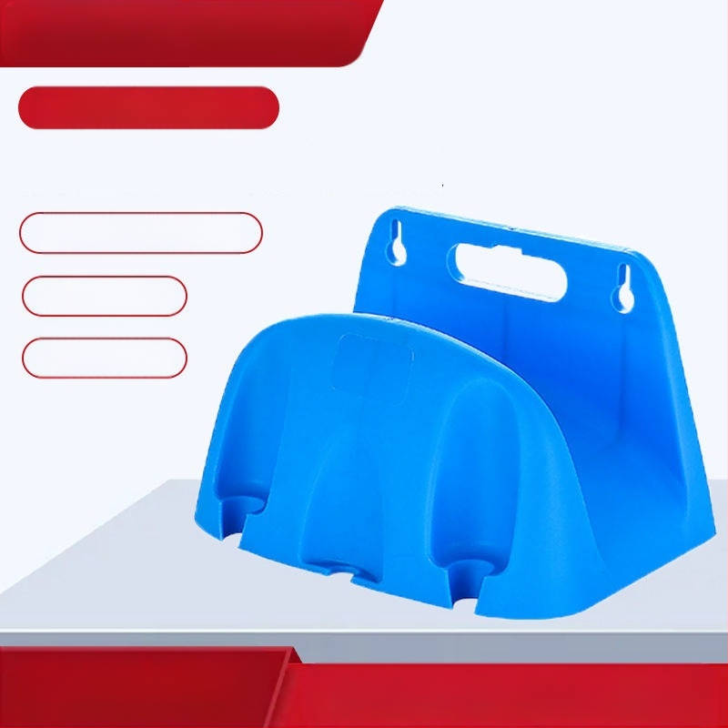 Sienas piestiprināms dārza šļūtenes uzglabāšanas rāmis (PP materiāls; sienas uzstādīšana; šļūtenes turētājs)