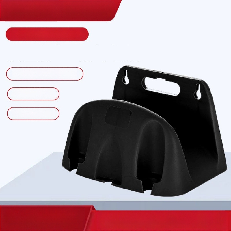 Sienas piestiprināms dārza šļūtenes uzglabāšanas rāmis (PP materiāls; sienas uzstādīšana; šļūtenes turētājs)