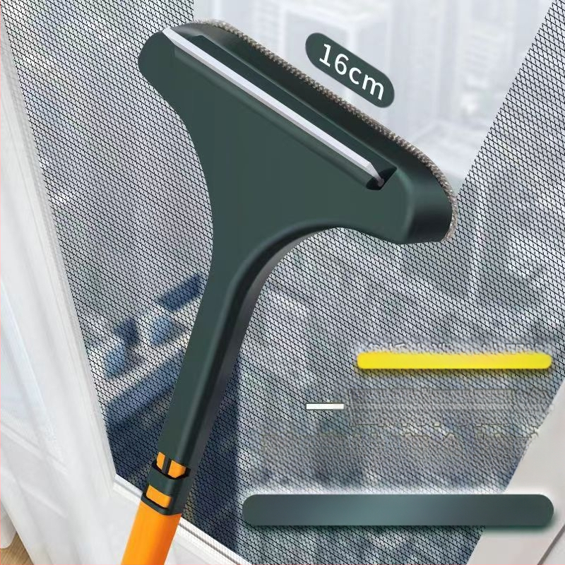 Βούρτσα καθαρισμού παραθύρων, διπλής όψης από πλαστικό, για οικιακή χρήση, χειροκίνητο εργαλείο καθαρισμού, κουτί 200 τεμάχια