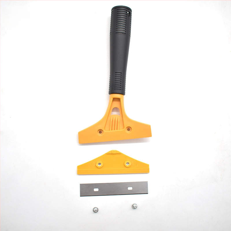 Многофункционален скрепер за почистване на стъклени плочки и фуги, удобен инструмент за почистване на фуги (материал на ножа: 45# стомана; материал на дръжката: пластмаса; серия: почистващ нож)