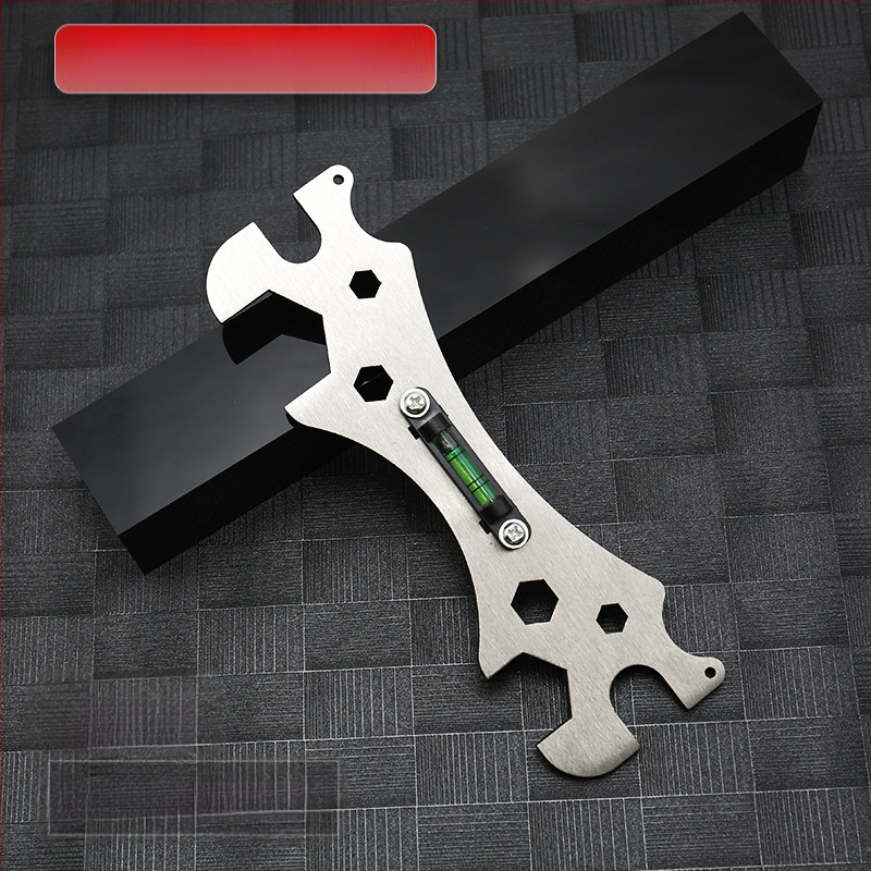 Универсален ключ за душ за монтаж в банята – неръждаема стомана, полирана повърхност, тегло 0,15 кг, шестоъглена глава