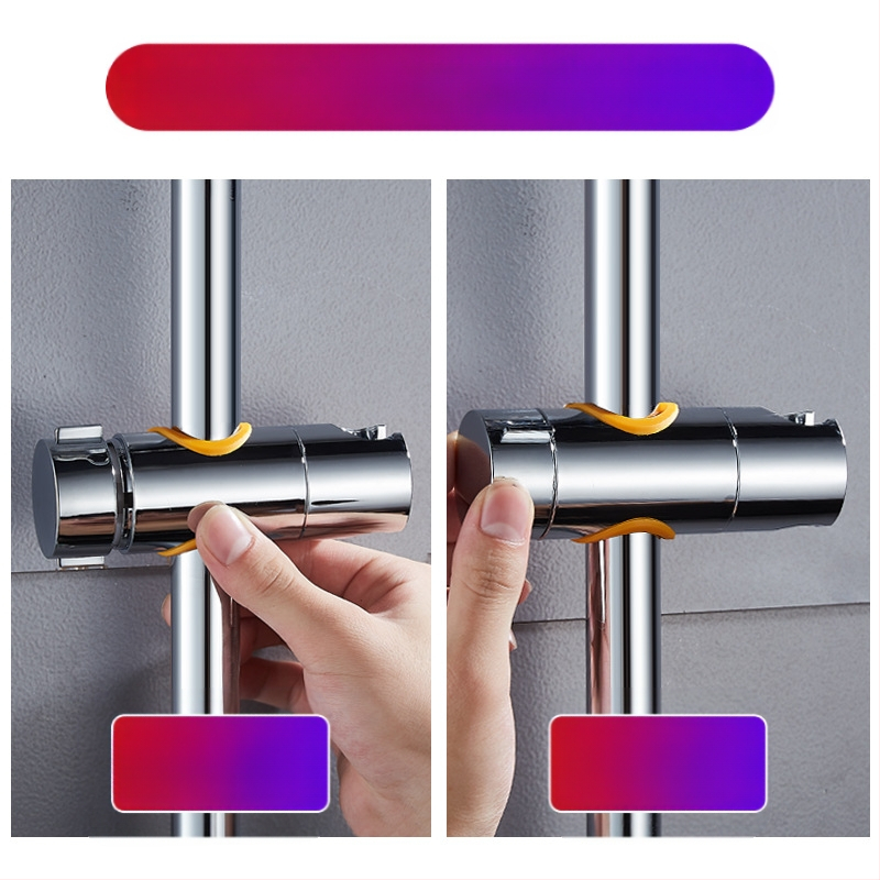 Tuš štanga bez bušenja, prilagodljiv nosač i nastavak za mlaznicu