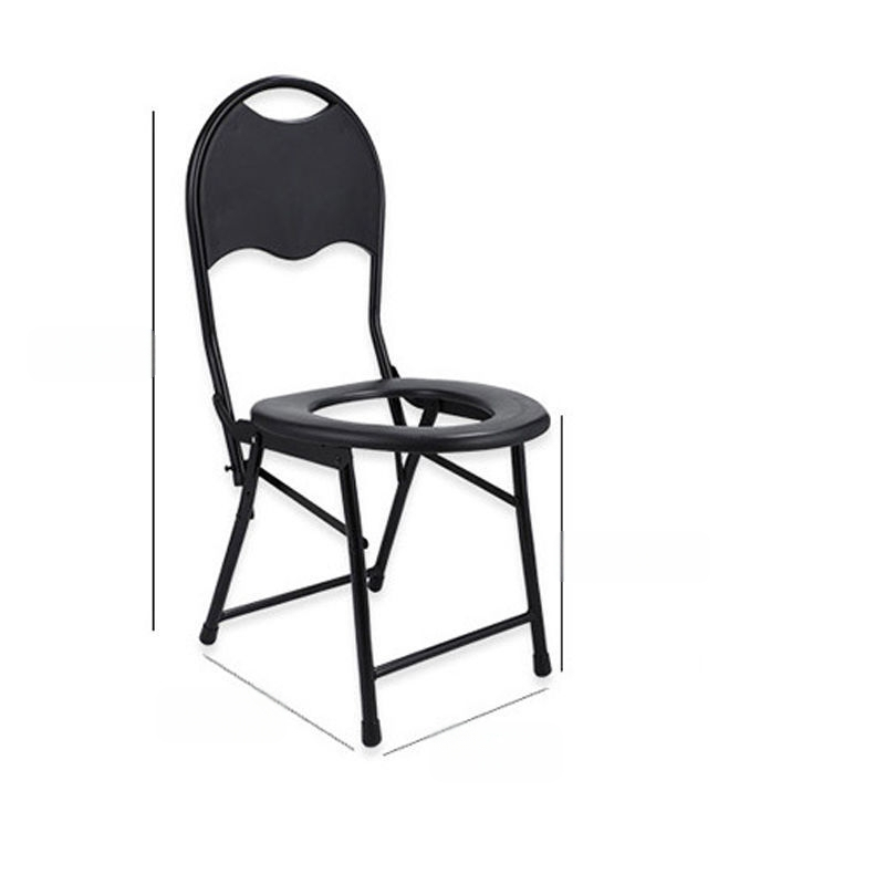 Седалка за тоалетна за възрастни, анти‑плъзгаща, подвижна и с дебела конструкция, подходяща за възрастни и бременни (Материал: Желязо)