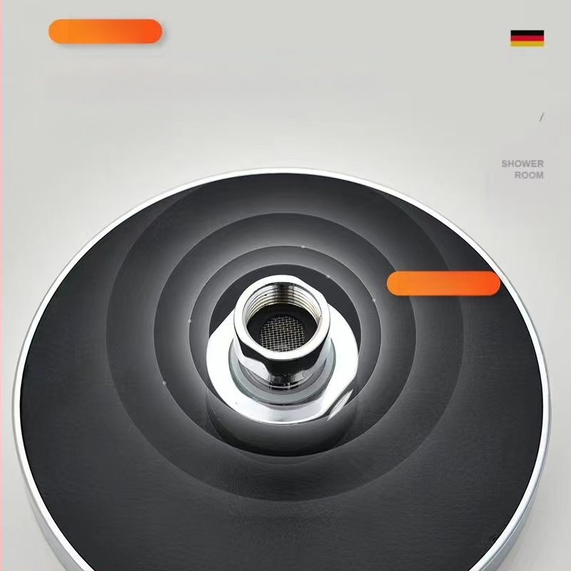 Κεφαλή ντους με επάνω ψεκασμό, ABS, λειτουργίες ψεκασμού και βροχής, 1,6 MPa, 0–100°C, χειροκίνητη εγκατάσταση