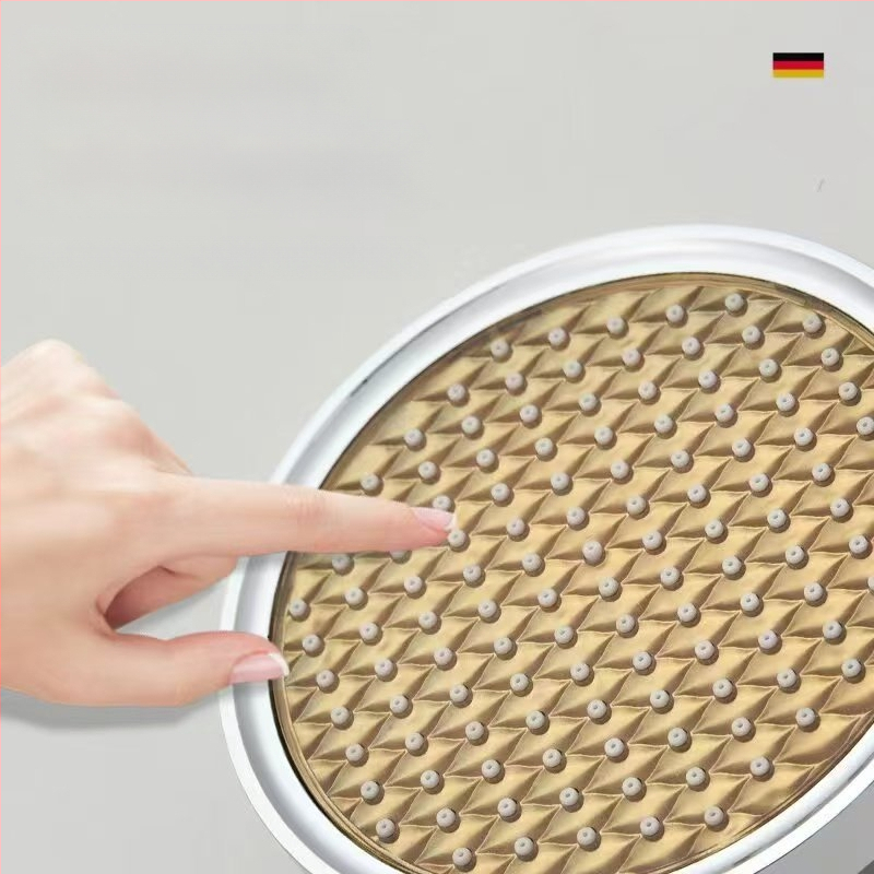 Κεφαλή ντους με επάνω ψεκασμό, ABS, λειτουργίες ψεκασμού και βροχής, 1,6 MPa, 0–100°C, χειροκίνητη εγκατάσταση