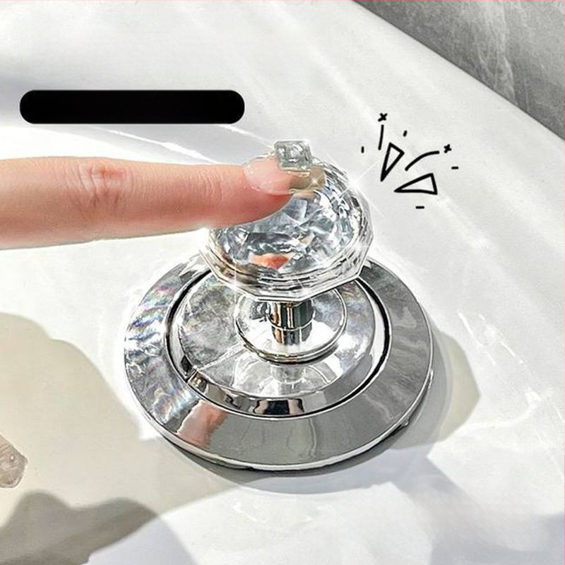 Diamantski gumb za ispiranje WC-a – univerzalni dodatak za vodeni spremnik, mogućnost montaže