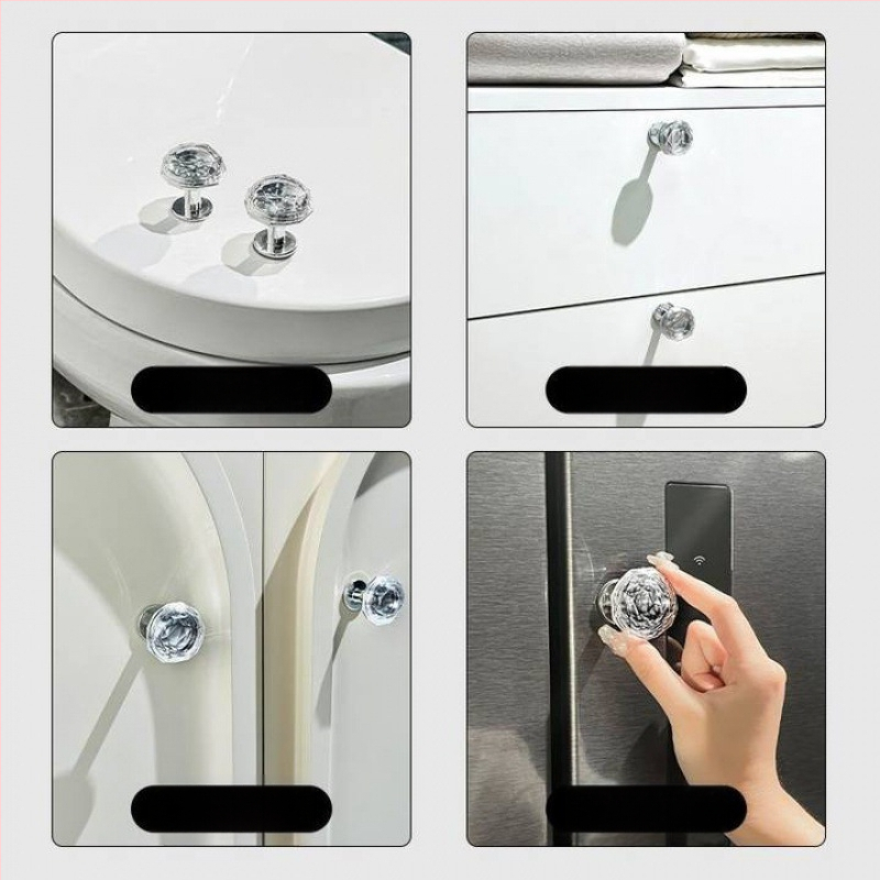 Diamantski gumb za ispiranje WC-a – univerzalni dodatak za vodeni spremnik, mogućnost montaže