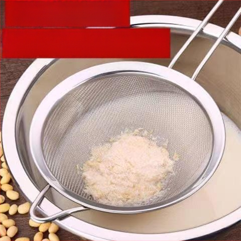 304 nerūdijančio plieno sietelis sojų pieno, sulčių ir sezamų filtravimui – itin plonas virtuvės sietelis