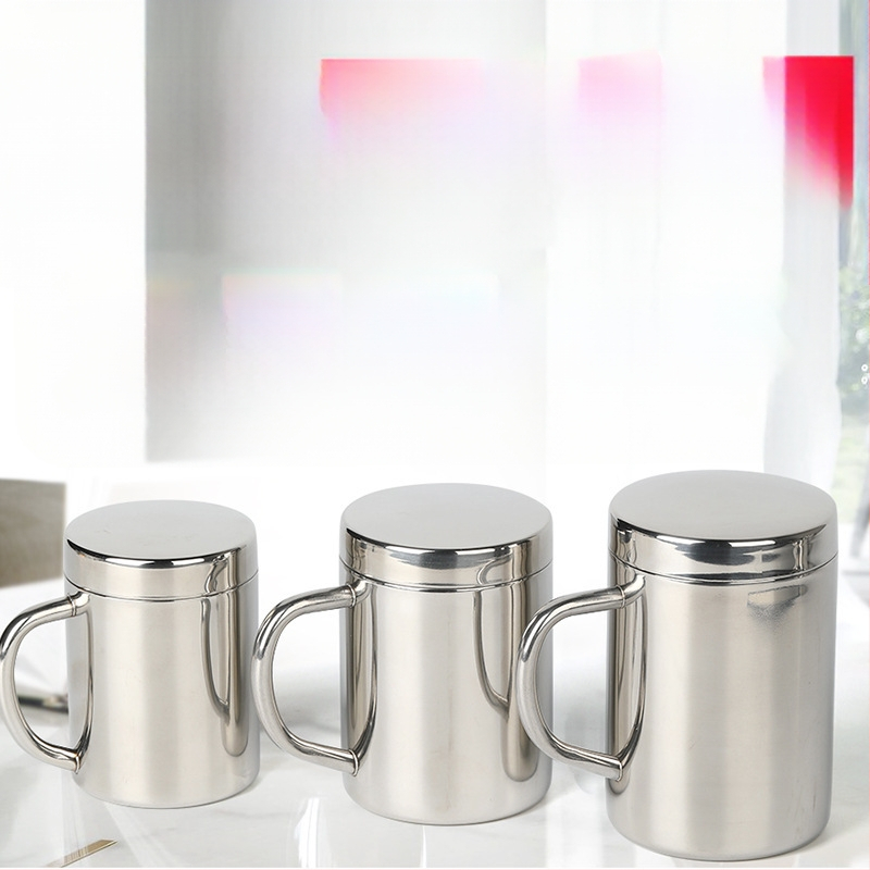 Really 304 неръждаема стомана двойнослойна термоизолирана чаша с дръжка, китайски стил