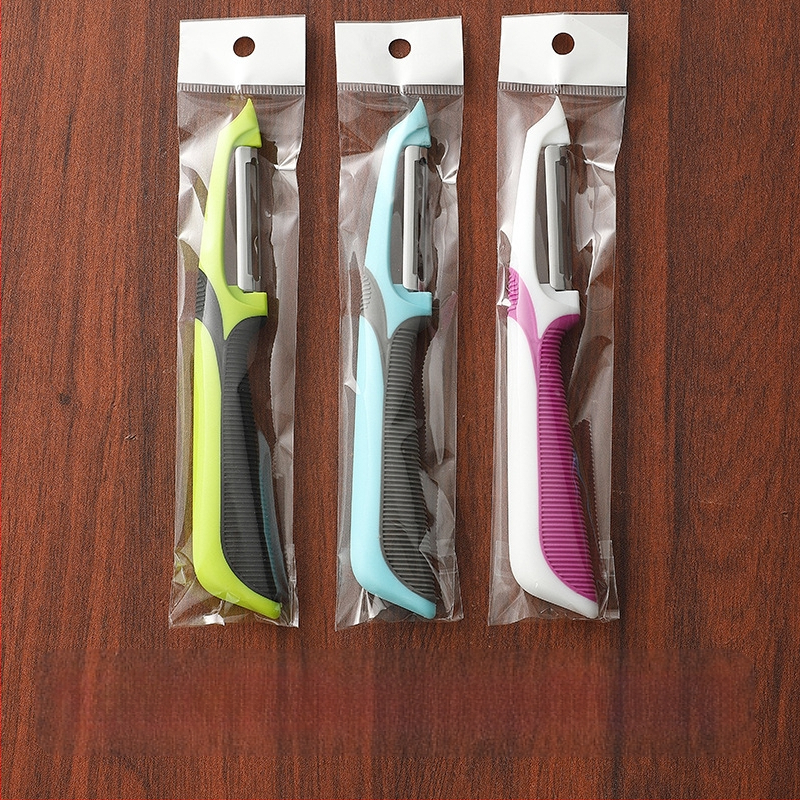 Nerūdijančio plieno vaisių ir bulvių lupimo įrankis su PP rankena — Pritaikytas apdorojimas, Spausdintas logotipas, Tinka dovanai