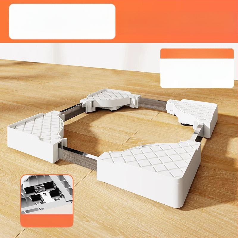 Kompakta ultraplāna iebūvētā veļasmasīnas pamatne ar paceltu rāmi — nerūsējošais tērauds, antislīdējoša, pārvietojama, 1 slānis.