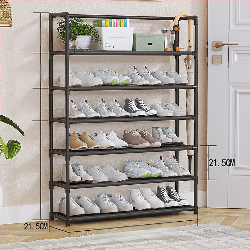 Ράφι για παπούτσια με πολλά επίπεδα – πλαστικό, προστασία από σκόνη, μοντέρνο μινιμαλιστικό στυλ για αποθήκευση; Υλικό: πλαστικό; Διαδικασία: δειγματοληπτική παραμετροποίηση; Στυλ: μοντέρνο απλό; Λειτουργία: αποθήκευση