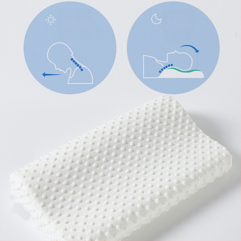 Вълнообразна шийна възглавница от мемори пяна със забавено възстановяване, подходяща за възрастни, персонализирана обработка