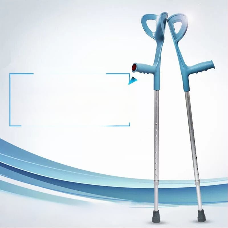 Aliuminio lydinio alkūninė lazda, vieno rankenos dizainas, anti-slydimas, ištraukiama ir reguliuojama, modelis ZG01