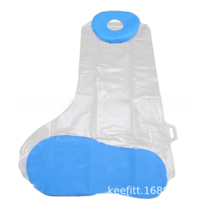 Силиконов постоперативен предпазител за къпане на крак – водоустойчив модел за калф (Материал: силикон; Функция: водоустойчивост; Модел: калф; Тегло: 100 g; Приложение: постоперативно къпане на травми и фрактури на крака)