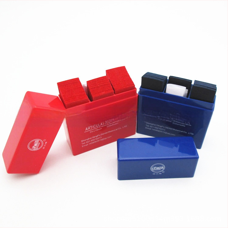 Zobu okklūzijas papīrs, vienreizējās lietošanai, 65 g, pieaugušajiem, rozes aromāts