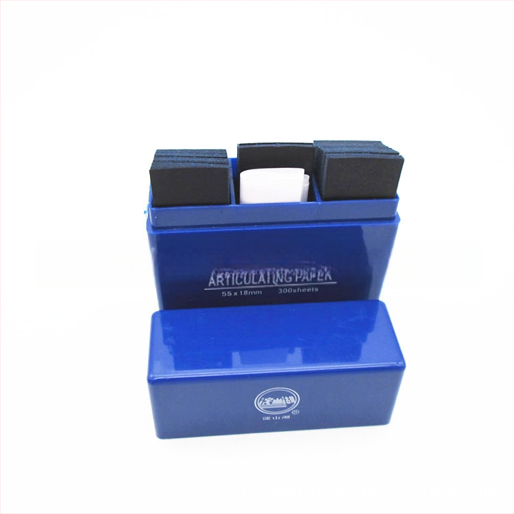 Zobu okklūzijas papīrs, vienreizējās lietošanai, 65 g, pieaugušajiem, rozes aromāts