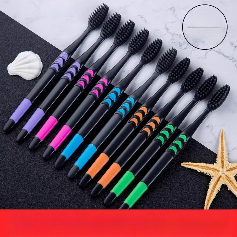 Οδοντόβουρτσα από μπαμπού για ενήλικες, υπερ-λεπτές μαλακές τρίχες, ατομικά συσκευασμένη, 30 τεμάχια