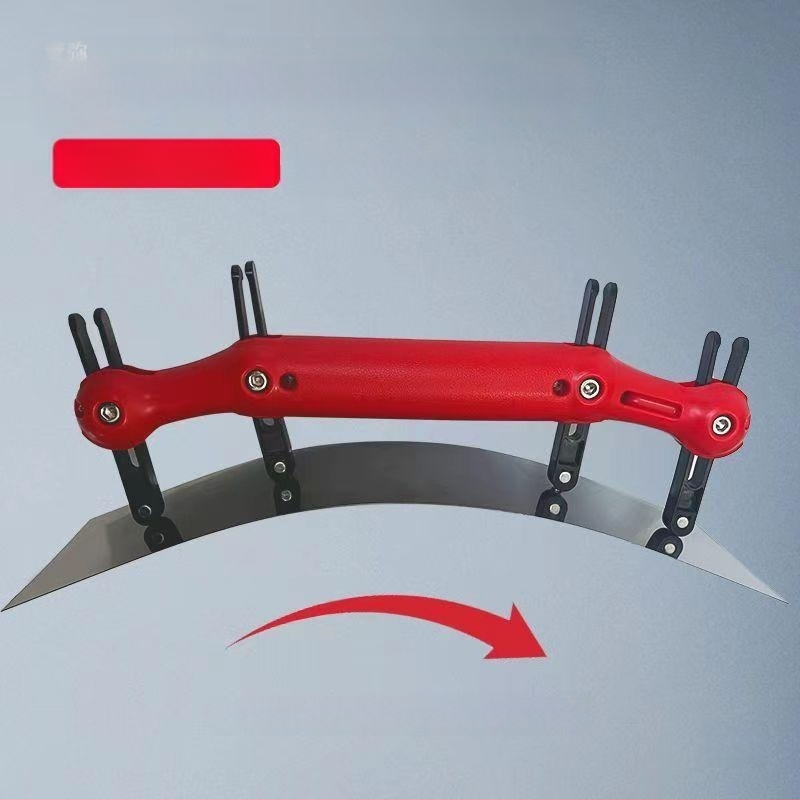 Регулируем арков шпакловъчен инструмент: кръгла аркова скребка, шпакловачка, вътрешна и външна арка