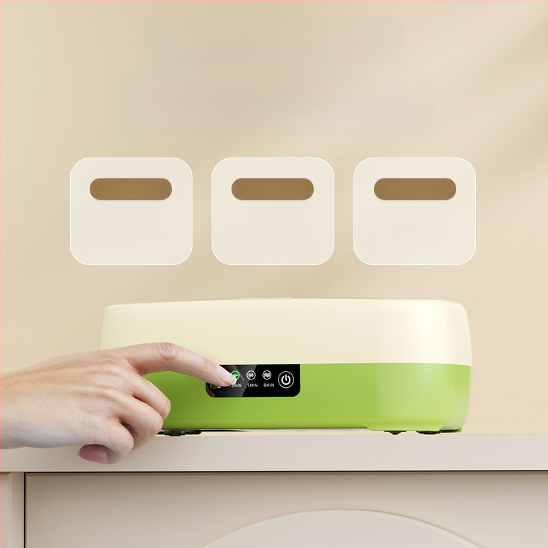 Čistač naočala i nakita — kompaktan, automatski, prijenosni; napajanje USB, suha baterija ili punjenje; napon 3,7 V; snaga 0,5 W; model QX-051; mehanički način rada