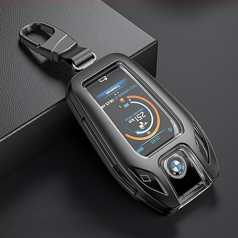 BMW rakto korpusas X5, 5-osios ir 7-osios serijos — LCD raktas, aliuminio lydinys, aukštos klasės, visiškai pritaikomas