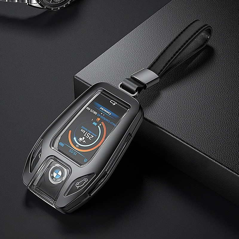 BMW rakto korpusas X5, 5-osios ir 7-osios serijos — LCD raktas, aliuminio lydinys, aukštos klasės, visiškai pritaikomas