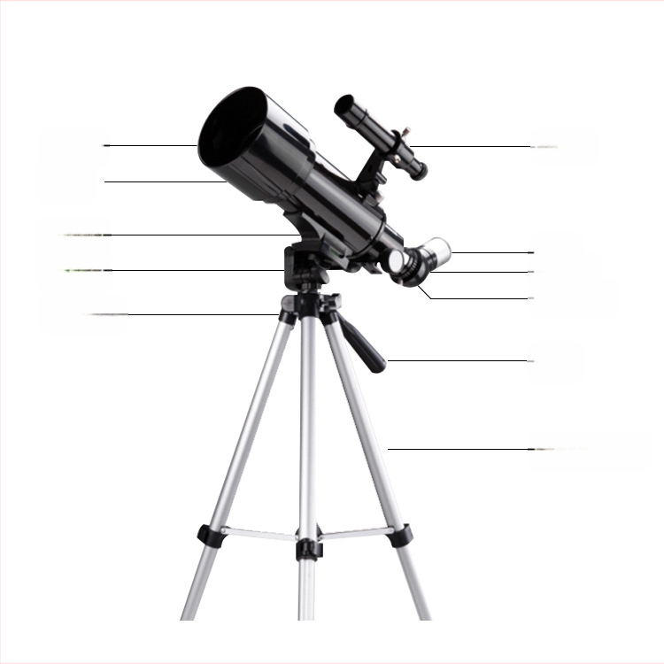 Monokulinis astronominis teleskopas, 16–200× priartinimas, regėjimo laukas 100/1000 m, modelis 40070 Upgrade