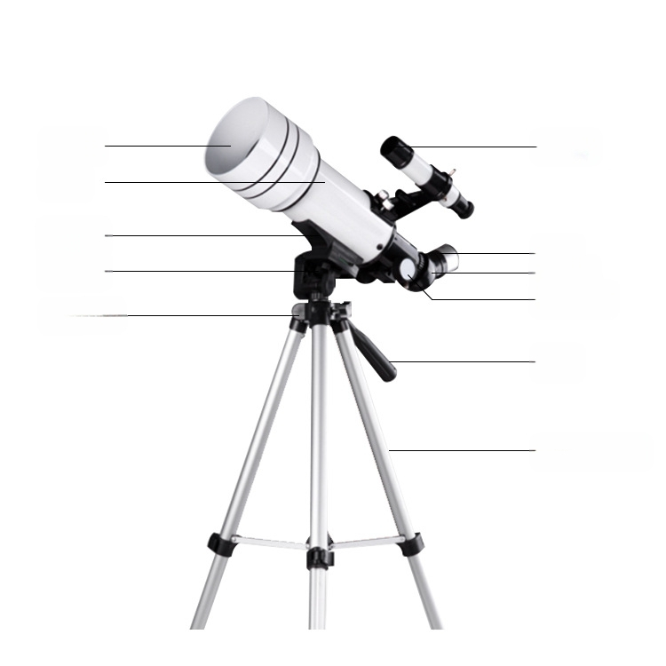 Monokulinis astronominis teleskopas, 16–200× priartinimas, regėjimo laukas 100/1000 m, modelis 40070 Upgrade