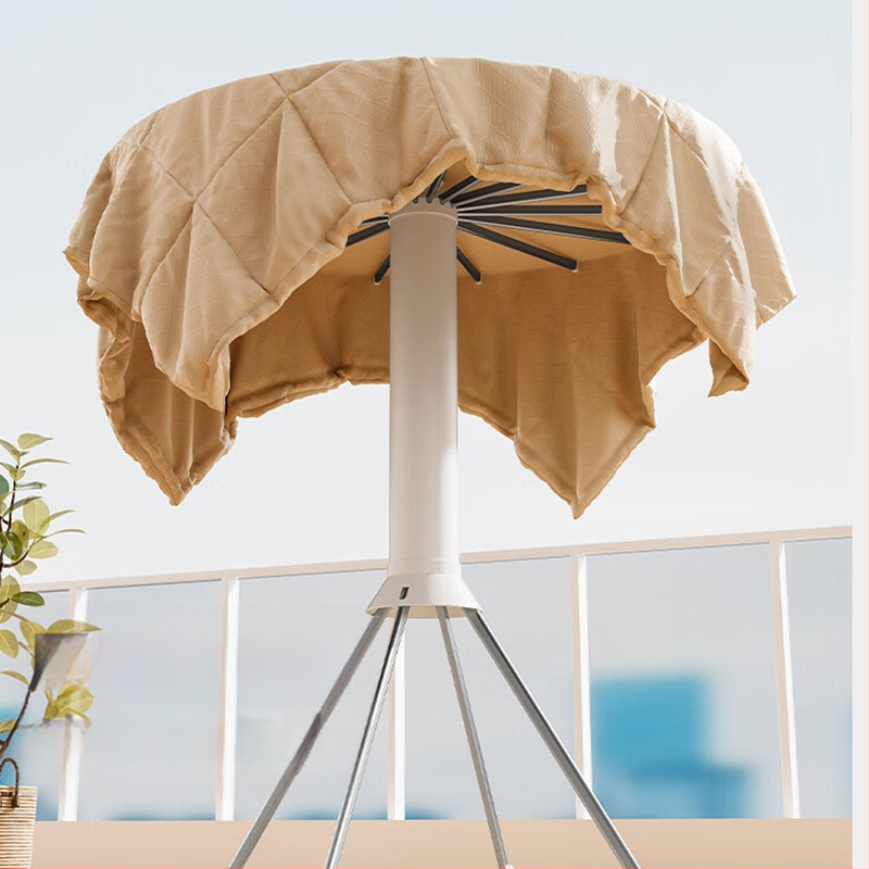 Pastatoma drabužių džiovyklė, mobilus sparno dizainas, plastikas, ištraukiama ir sulankstoma