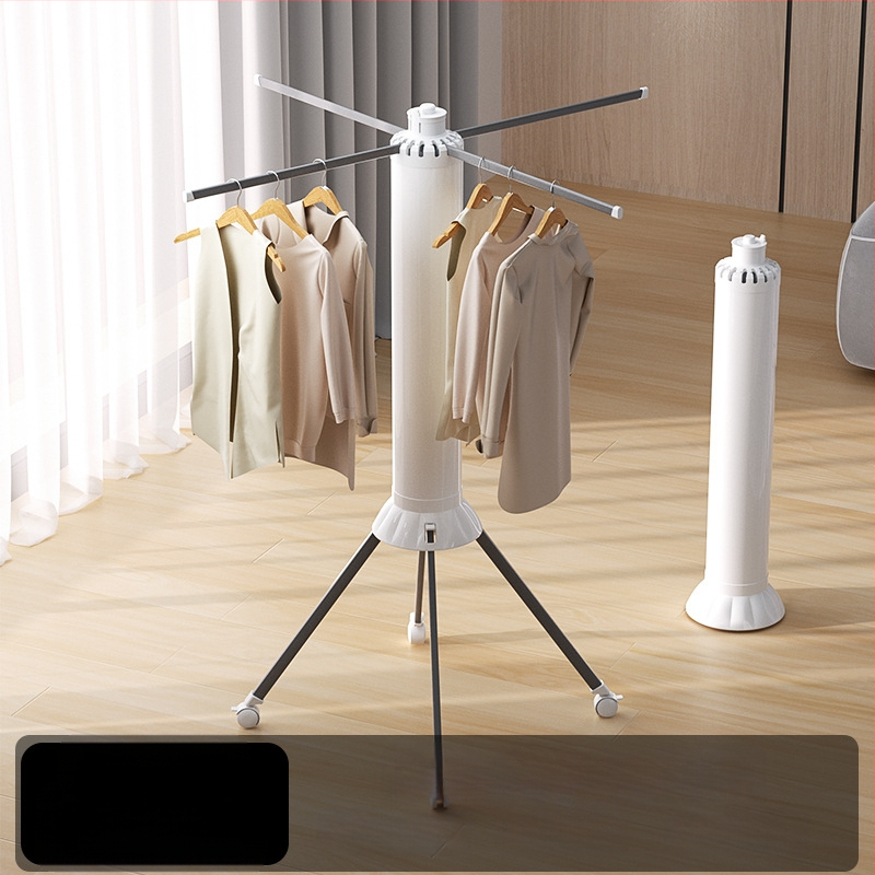 Pastatoma drabužių džiovyklė, mobilus sparno dizainas, plastikas, ištraukiama ir sulankstoma