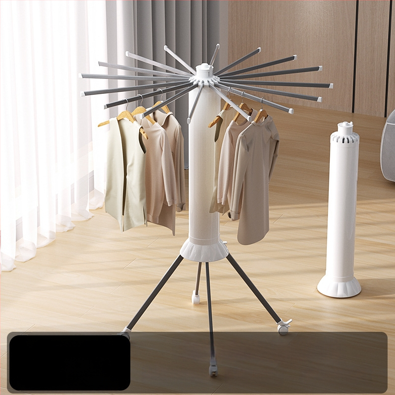 Pastatoma drabužių džiovyklė, mobilus sparno dizainas, plastikas, ištraukiama ir sulankstoma