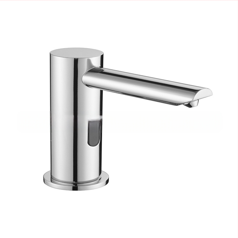 Αυτόματος αισθητήρας αφρού σαπουνιού, τύπος βρύσης – ορείχαλκος, χρωμιοποιημένη επίστρωση, μοντέρνο μινιμαλιστικό στυλ, λειτουργία επαγωγής, βάρος 2 κιλά