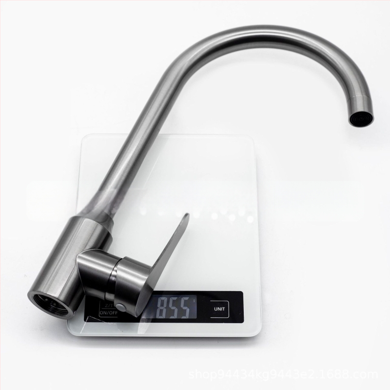 Virtuvės čiaupas karštam ir šaltam vandeniui, 360° pasukamas, visiškai varinis korpusas, keraminių plokščių vožtuvas, modelis BLT02GQH-80