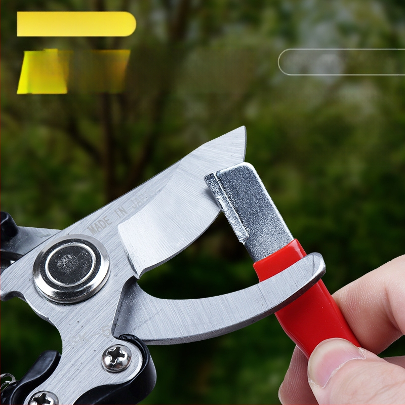 Преносимо външно заточващо средство за градински ножици и ножове — циментен карбид, двуфункционално заточване, персонализирана обработка