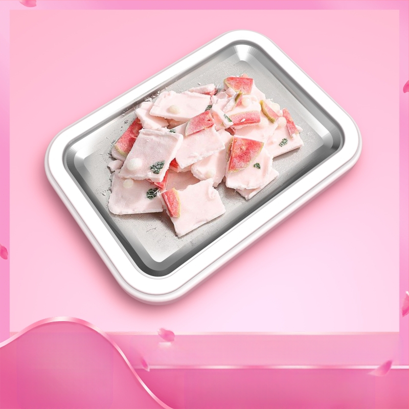 Stroj za sladoled od nehrđajućeg čelika, pravokutnog oblika, kapacitet 301-500 ml, bez napajanja, prilagodljivo procesiranje