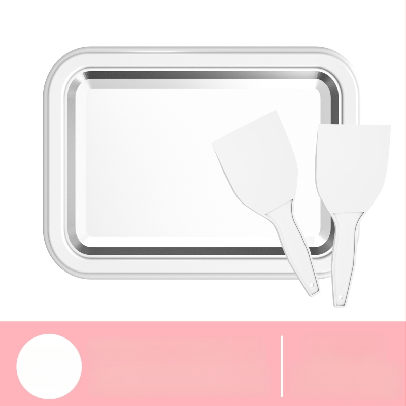 Stroj za sladoled od nehrđajućeg čelika, pravokutnog oblika, kapacitet 301-500 ml, bez napajanja, prilagodljivo procesiranje