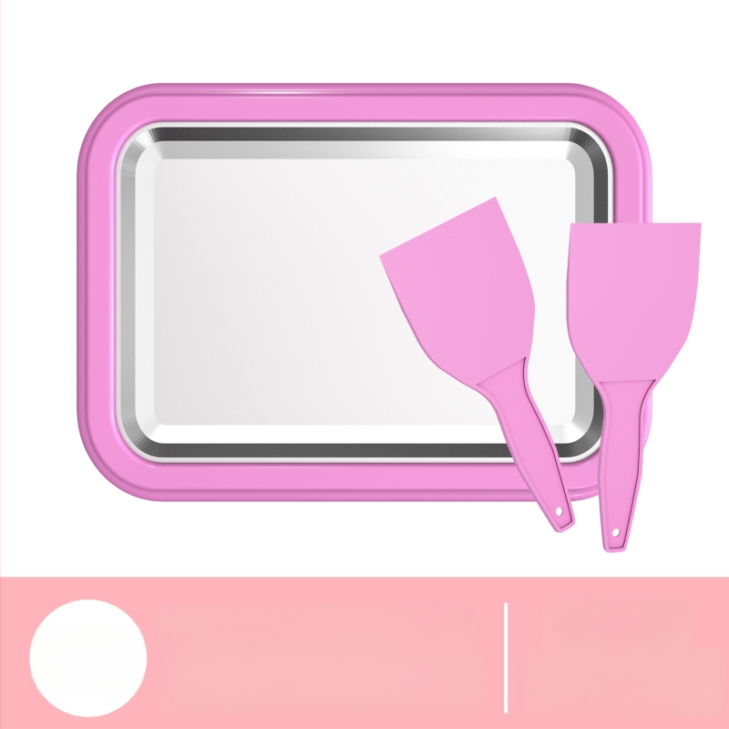 Stroj za sladoled od nehrđajućeg čelika, pravokutnog oblika, kapacitet 301-500 ml, bez napajanja, prilagodljivo procesiranje