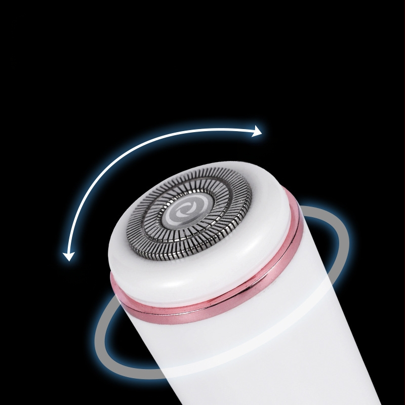 Mini elektriskā skuvekle vīriešiem ar griešanas galvu ar vairāk nekā 4 asmeņiem, iekšējā baterija 100-300 mAh, klusums <36 dB, uzlāde, darbības laiks >3 stundas