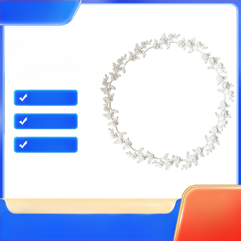 Υποστήριξη δοκού γύψου με ημικυκλικό αρχιτεκτονικό μοτίβο — γύψινα διακοσμητικά, ανάγλυφος σχεδιασμός, μοντέρνα απλότητα