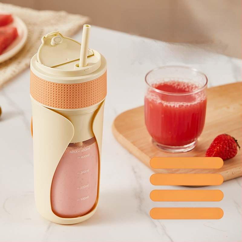Nešiojamas belaidės vaisių sulčių puodelis, aukštos spartos 12001–15000 aps./min, talpa 401–600 ml, 50W, įmontuota baterija, PC maisto klasės plastikas
