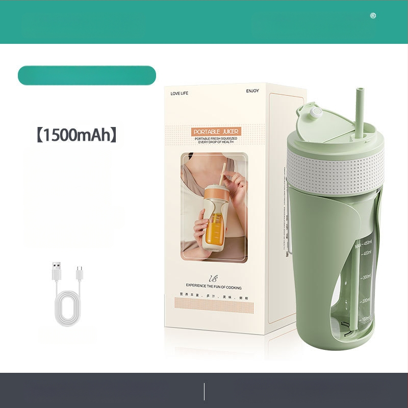 Nešiojamas belaidės vaisių sulčių puodelis, aukštos spartos 12001–15000 aps./min, talpa 401–600 ml, 50W, įmontuota baterija, PC maisto klasės plastikas