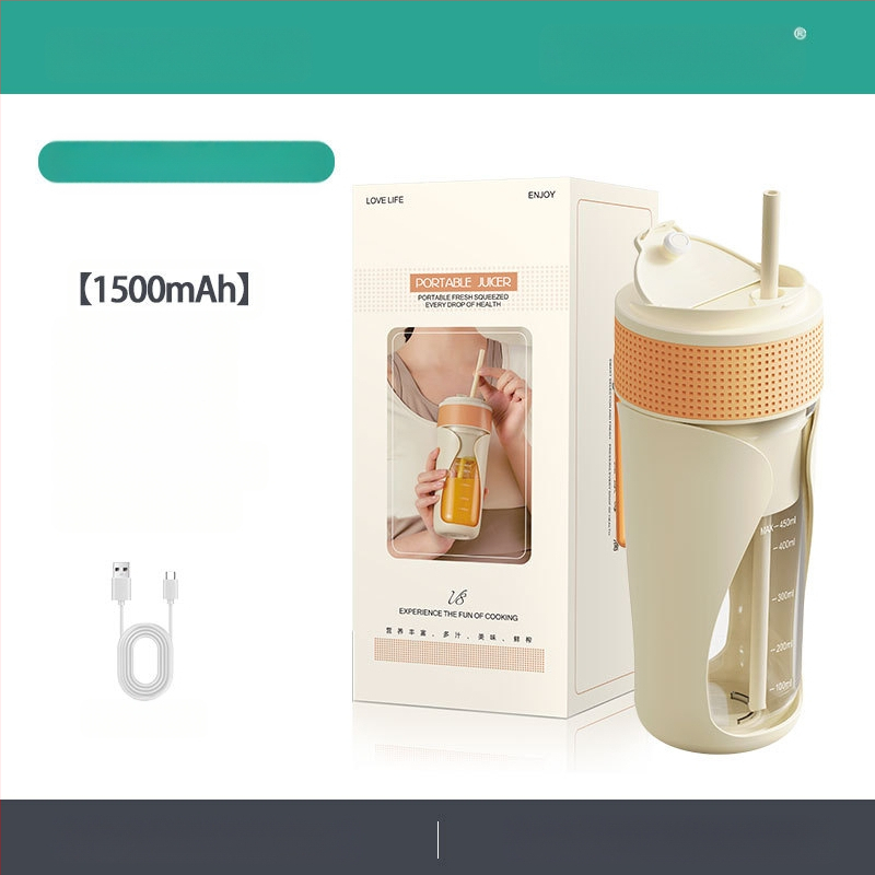 Nešiojamas belaidės vaisių sulčių puodelis, aukštos spartos 12001–15000 aps./min, talpa 401–600 ml, 50W, įmontuota baterija, PC maisto klasės plastikas