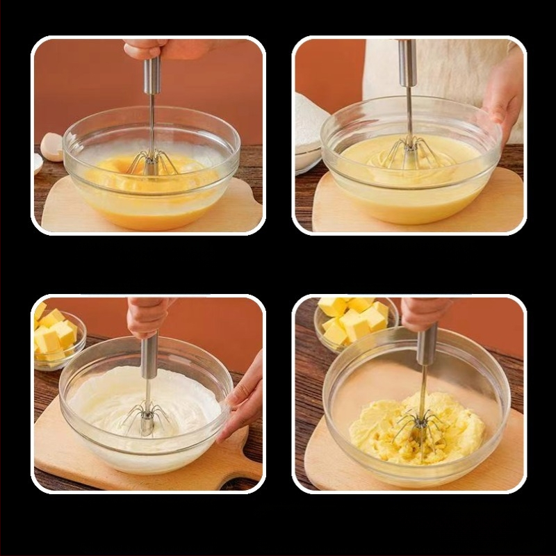 Rankinis kiaušinių plakiklis iš nerūdijančiojo plieno namų kepimui | Prekės ženklas Leading Best Crown | Išleista 2021 m. | Pritaikymas prieinamas | Spausdintas logotipas