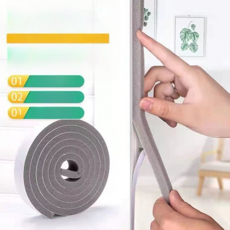 Уплътнителна лента за пролука между врати — против течове, ветроустойчива и шумоизолационна, стил Нов китайски стил
