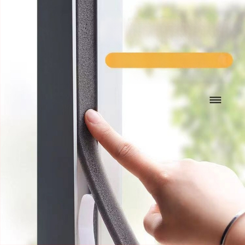 Уплътнителна лента за пролука между врати — против течове, ветроустойчива и шумоизолационна, стил Нов китайски стил